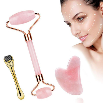 Rodillo de Jade Facial — Masaje Antiedad para Piel Radiante y Descansada