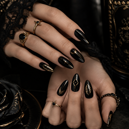 Nail Art Negro Tendencia